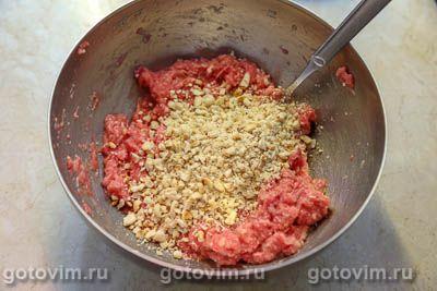 Котлеты мясные с арахисом