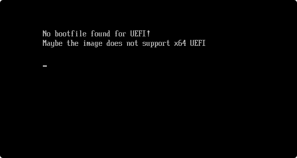 No bootfile found for UEFI &mdash; варианты решения