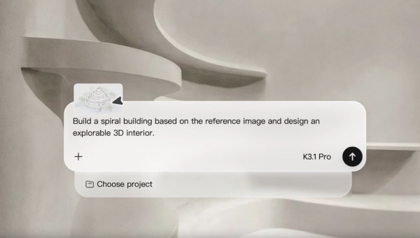 Kimi получила 3D Make — инструменты для создания моделей, игровых сцен и деталей для печати