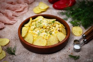 Салат с чипсами