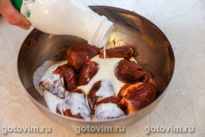 Шашлык из сердечек индейки Шашлык из сердечек индейки